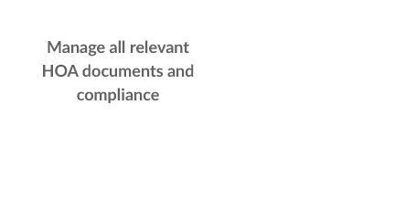 manage HOA documents and compliance